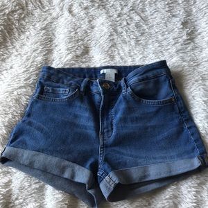 denim shorts